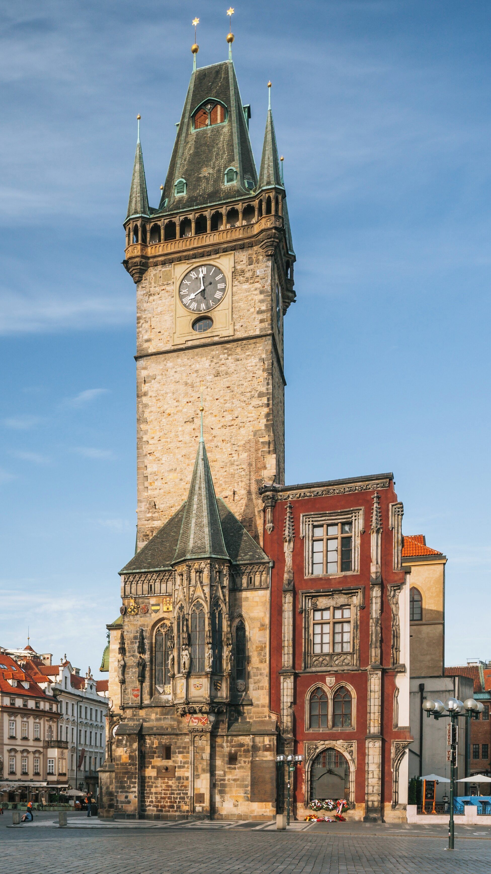 Old Town Hall Tower stands majestically in Prague 1, showcasing stunning architecture and historical significance in the heart of Czechia