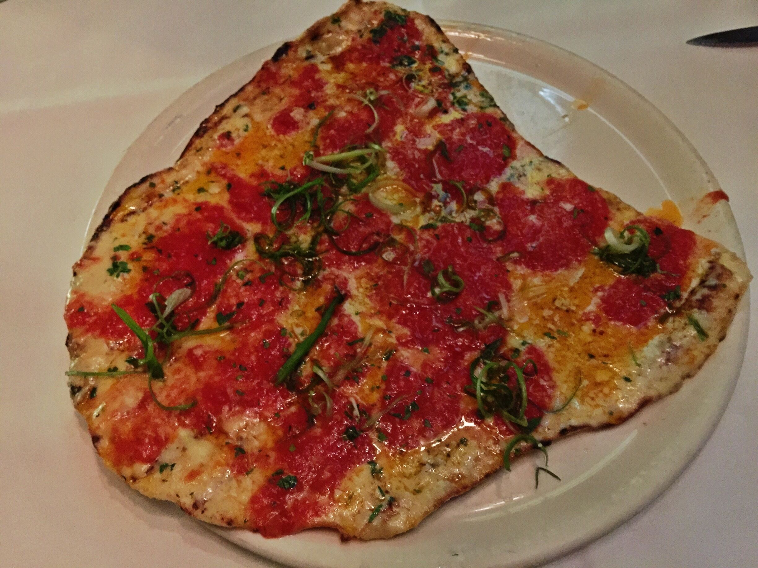 Spicy grilled Margarita pizza is a must try when you are in Providence. 