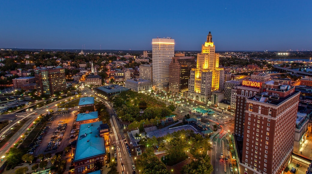 Providence which includes a skyscraper, cbd and nightlife