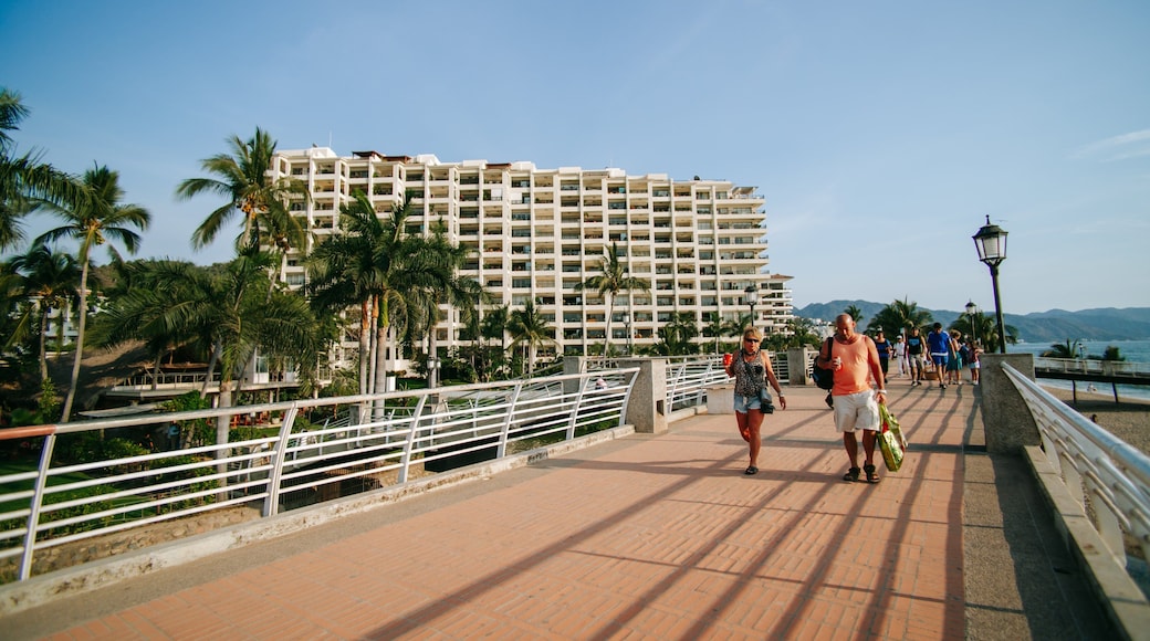 Cabo Corrientes featuring a bridge as well as a couple