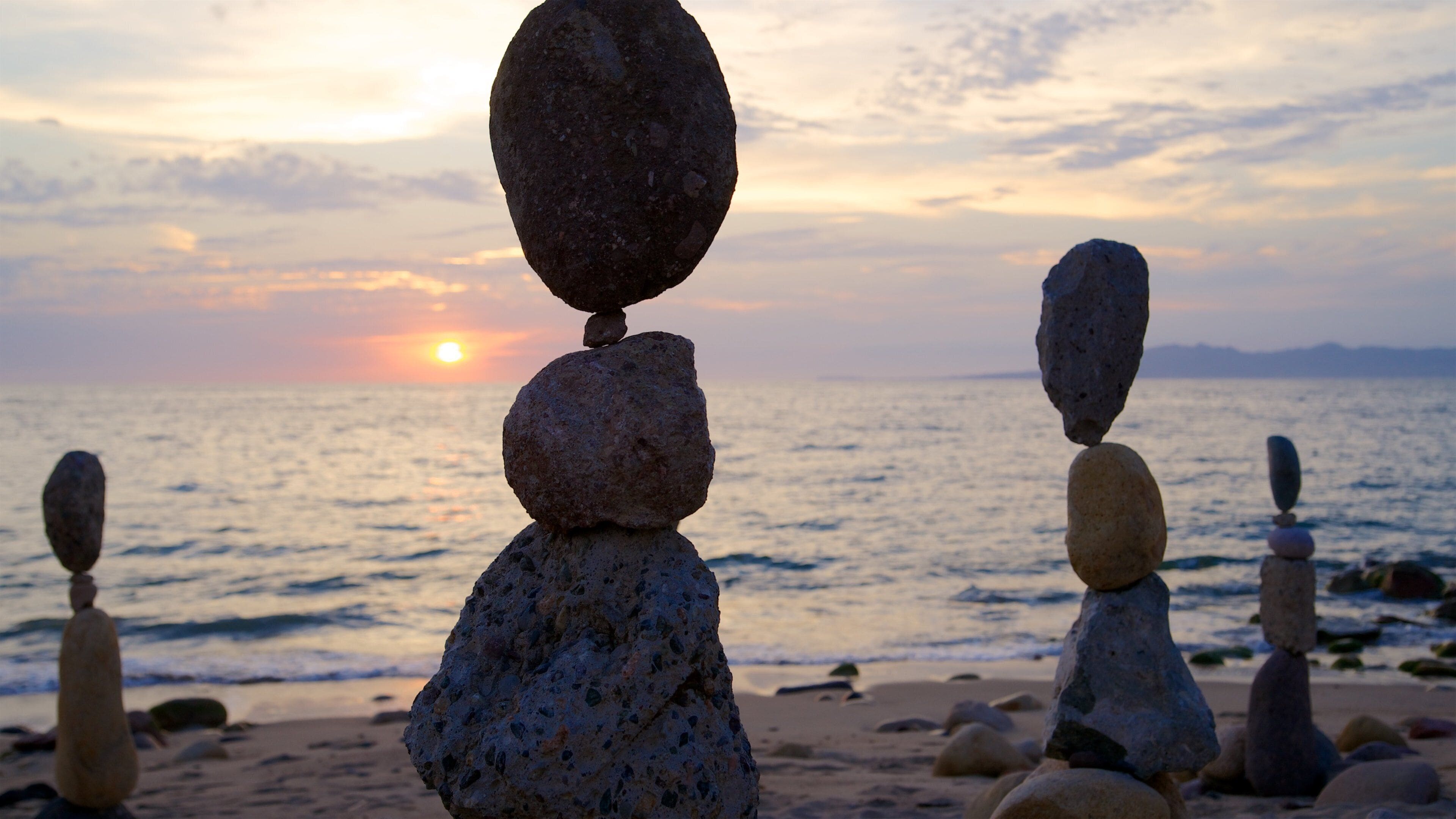 México mostrando una bahía o puerto, costa rocosa y arte al aire libre