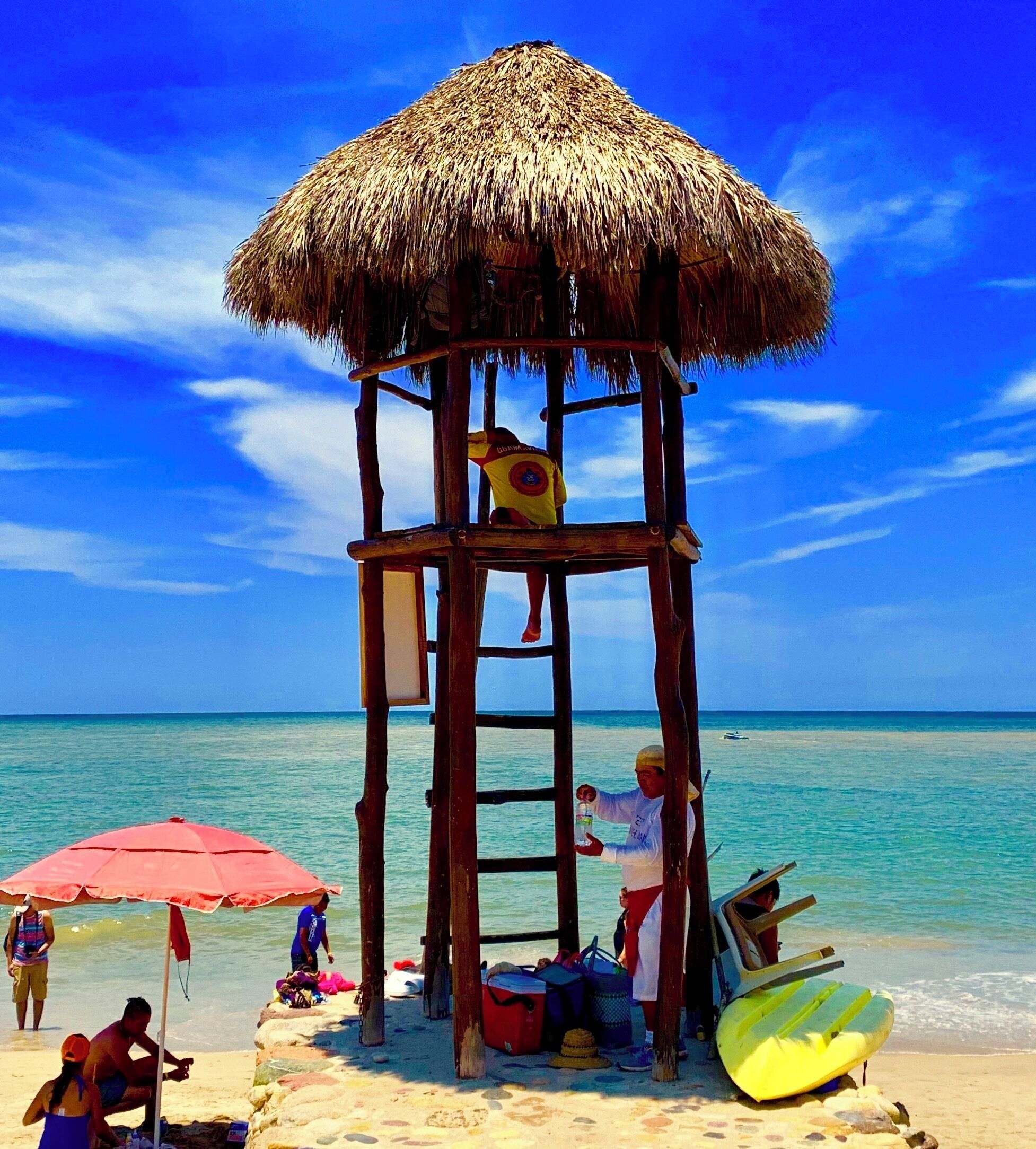 Lifeguard Hut in Old Town Puerta Vallarta