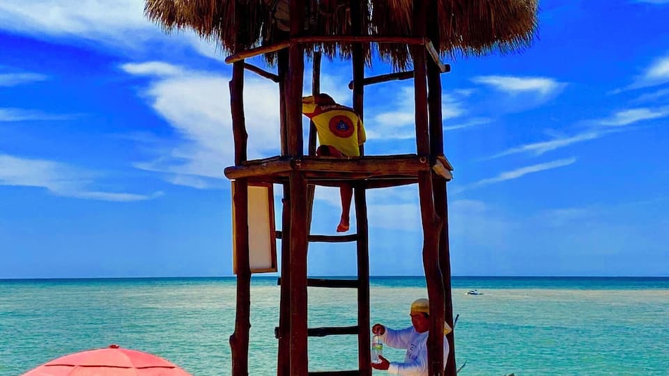 Lifeguard Hut in Old Town Puerta Vallarta