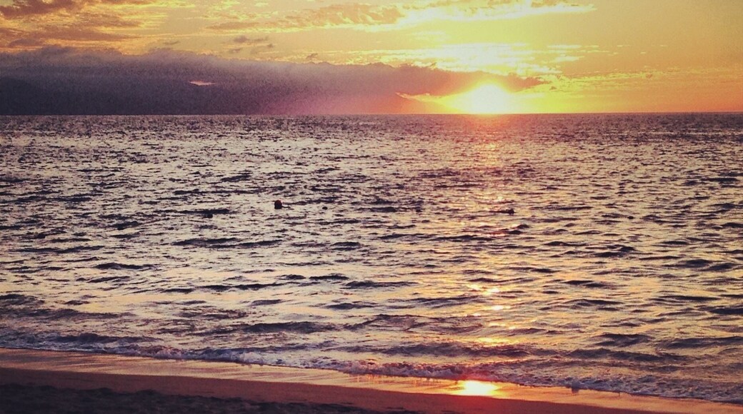 iPhone photo of the beautiful sunset from the Western Coast of Central Mexico.