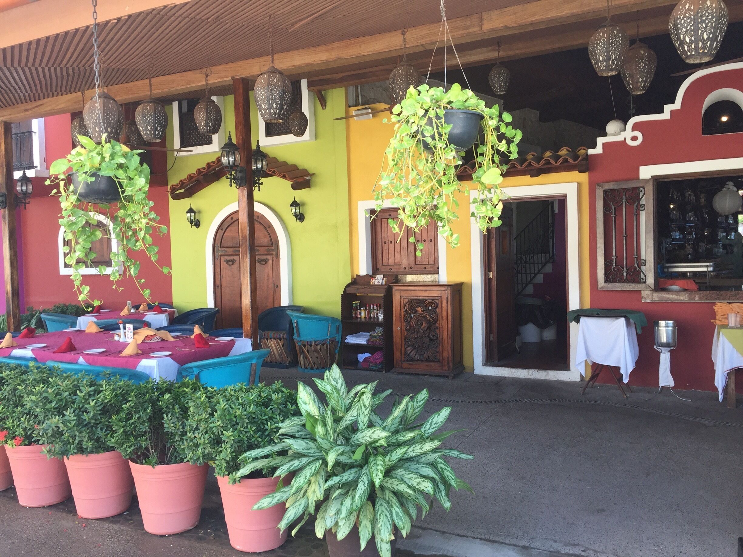 Puerto Vallarta is such a colorful place. So many of the hotels and shops were painted with vibrant colors.