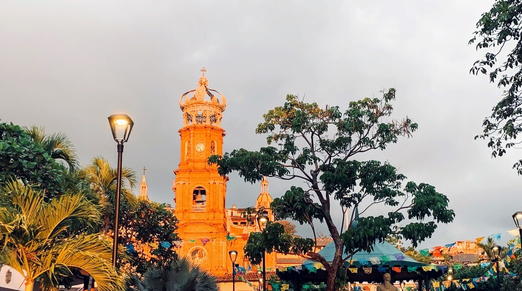 Beautiful kiosk in downtown Puerto Vallarta.