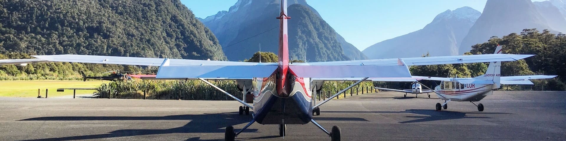 Getting into Milford Sound by air is an incredible way to arrive, particularly since there aren't many World Heritage sites you can fly straight into.
Getting off the plane and turning around to see Fiordland National Park's 1,692m Mitre Peak as a backdrop was a pretty unique moment soon after arriving.
#milfordsound #newzealand #Parks