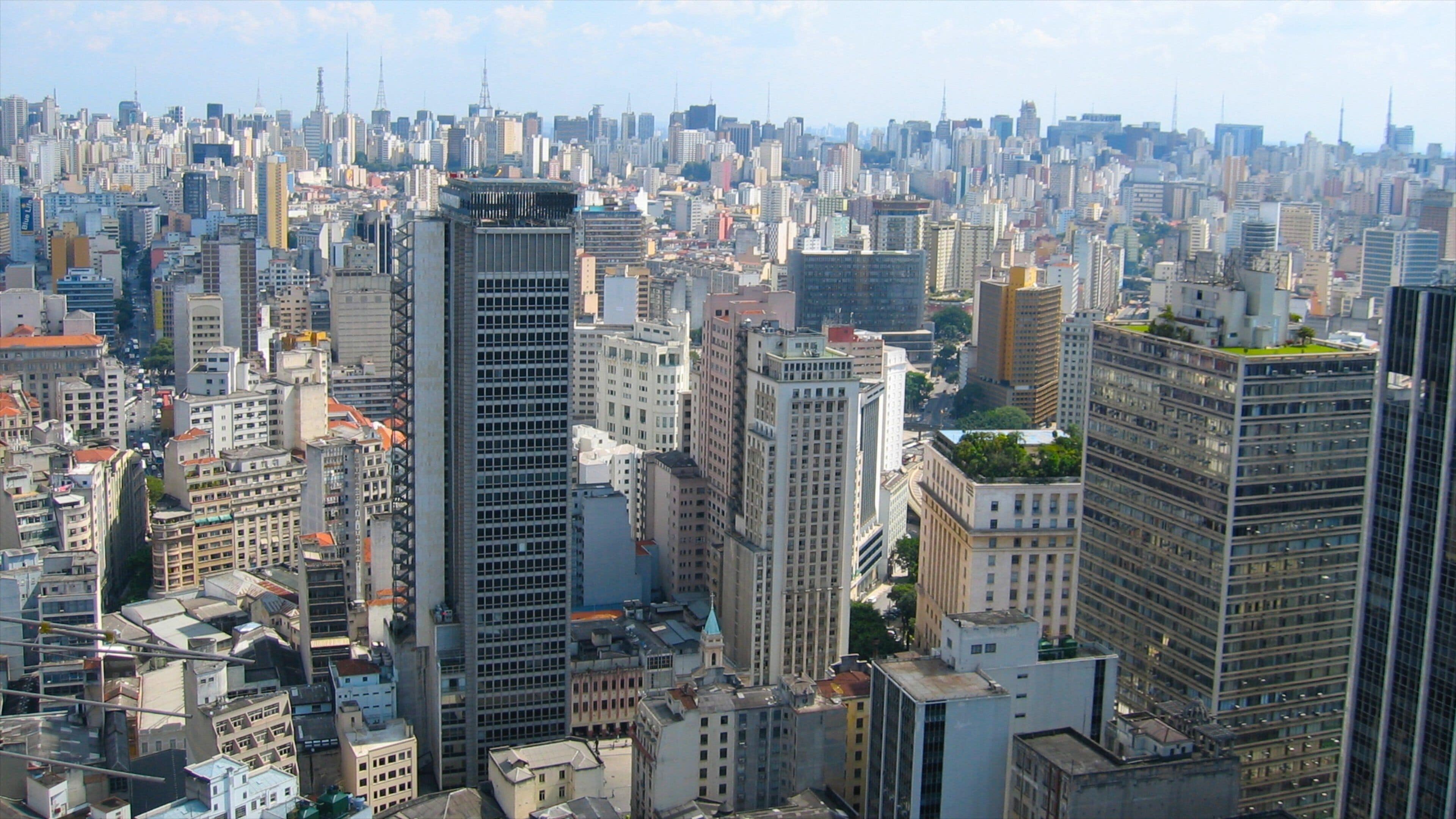 Sao Paulo showing city views, a high rise building and a city