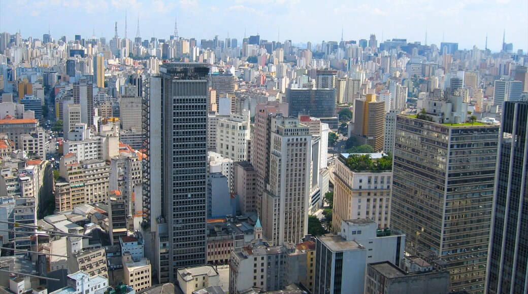 Sao Paulo showing city views, a high rise building and a city