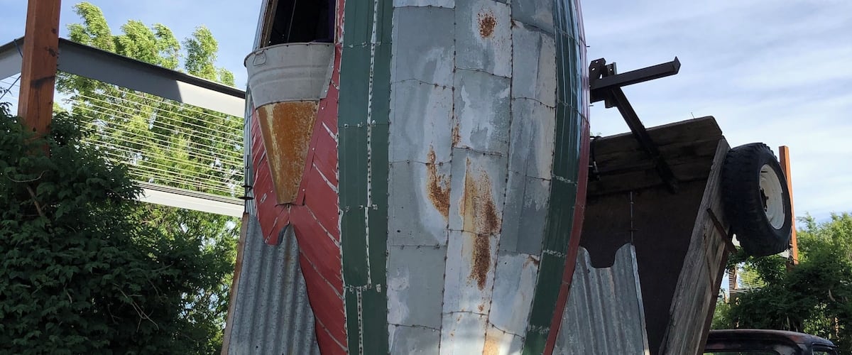 One many downtown art museums in the Railroad District of Sante Fe.