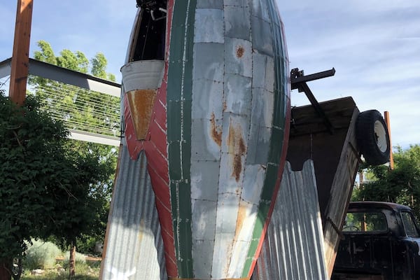 One many downtown art museums in the Railroad District of Sante Fe.