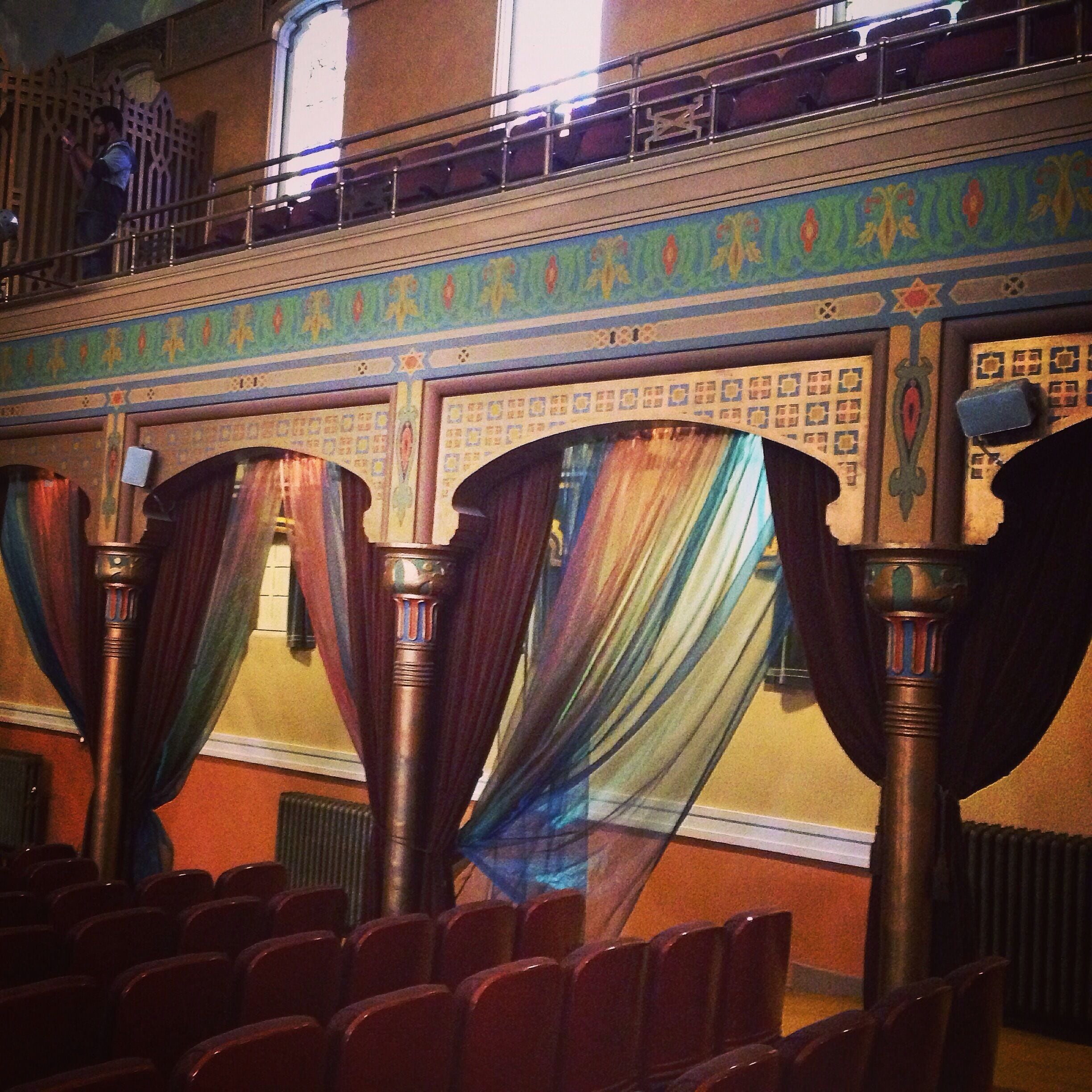 Finally got to take a tour of this place for the #WWIM11.  It is full of symmetry, beautiful details and eerie rooms with bunks.  Great for exploring and taking pictures.  You can call them for a tour.  

#ScottishRiteTemple  #color #light #theater #ghostly #architecture #naturallight #tour #travel #places #celialuzphotography #SantaFe #NewMexico #interesting 