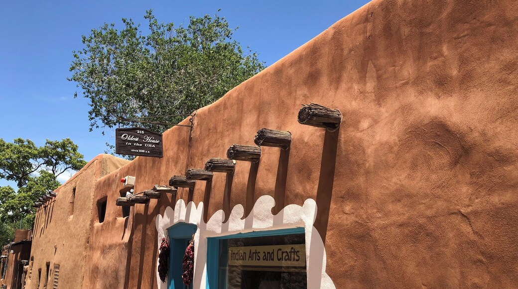 The Oldest House and Museum circa 1646 is adjacent to the Oldest Church San Miguel Mission(1610).