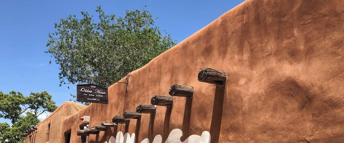 The Oldest House and Museum circa 1646 is adjacent to the Oldest Church San Miguel Mission(1610).