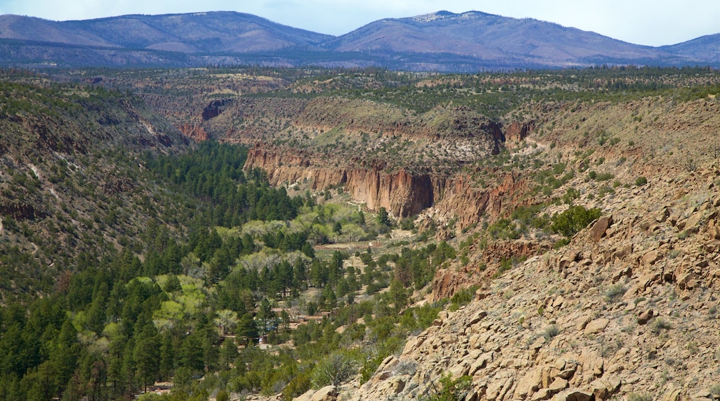 Santa Fe featuring landscape views, desert views and a gorge or canyon