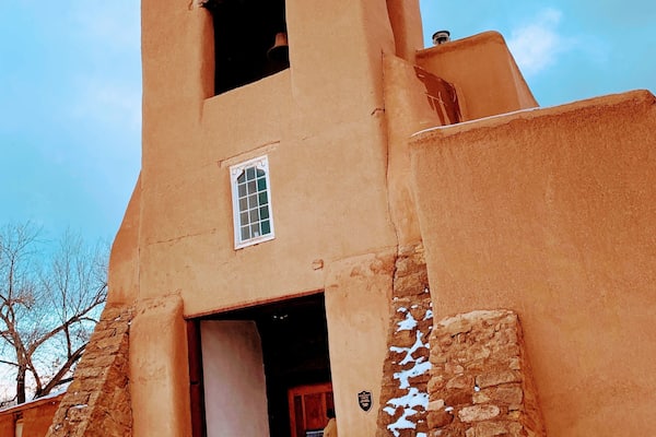 San Miguel Mission is a Spanish colonial mission church in Santa Fe, New Mexico. Built between approximately 1610 and 1626, it is the oldest known church in the United States. The church was damaged during the Pueblo Revolt of 1680 but was rebuilt in 1710 following the Spanish reconquest and served for a time as a chapel for the Spanish soldiers.