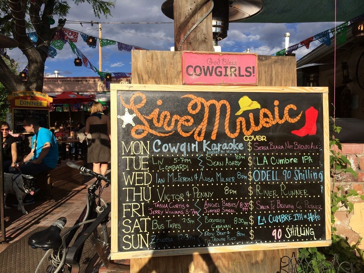 If you get the chance, check our the rockin' atmosphere of the Cowgirl ! Fun patio, great music and the food rocks too! (I can also recommend the cocktails ;) ) #whiskeysister #herstory 
