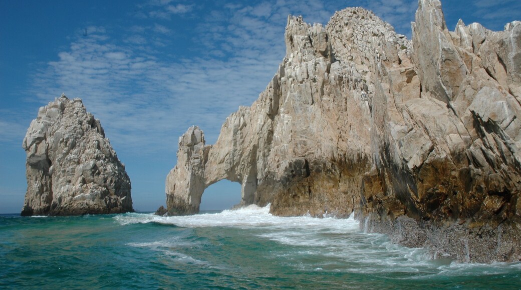 Rugged arch in the rocks