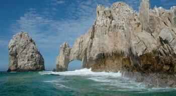 Rugged arch in the rocks