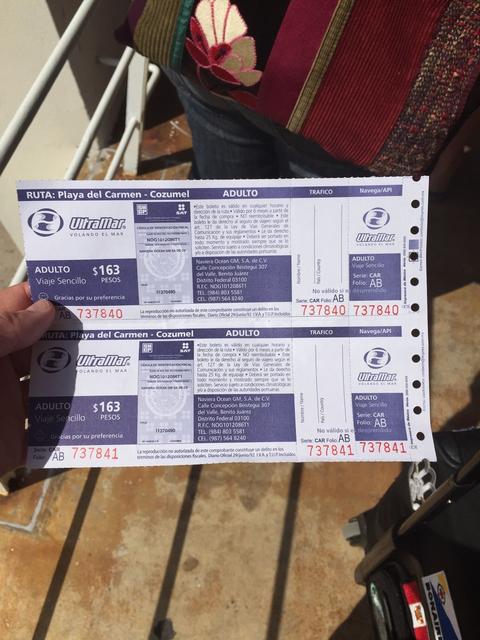 It's so cheap to take the ferry from Playa del Carmen to Cozumel. 163. Pesos for an adult, that's about $10.00 USD a person.  Go downstairs to the AC cabin, no one sits down there and it's nice,quiet, and cool. 😁😁