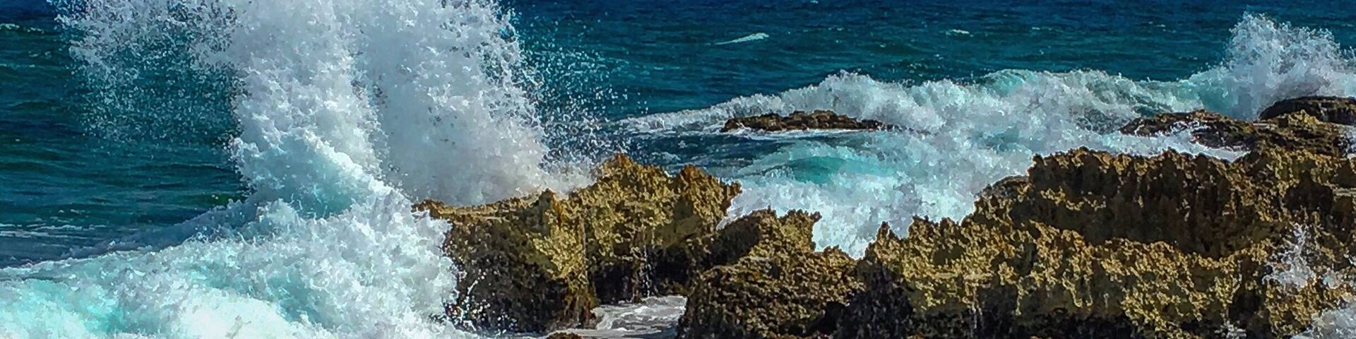 This place was awesome. It was gorgeous, fun, and very relaxing! Have a seat on the hammocks and watch the waves crash over the rocks. You won't be disappointed