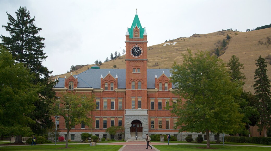 Missoula featuring a park and heritage architecture