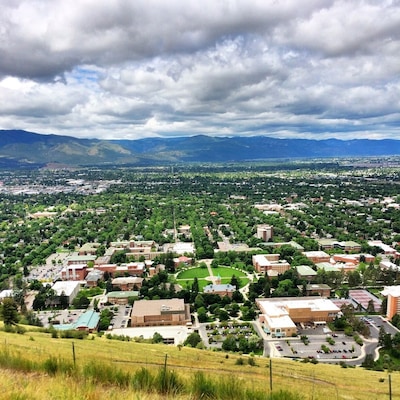 Traverse Mount Sentinel across to the iconic M for this wonderful view of the University of Montana and the sprawling town of Missoula. But make sure you beat the infrequent but powerful summer thunderstorms!