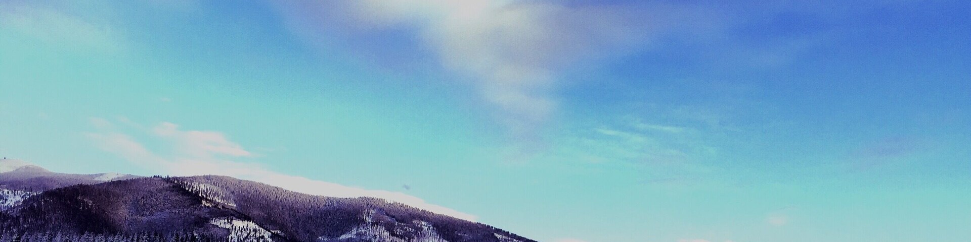 Last winters views along the highway