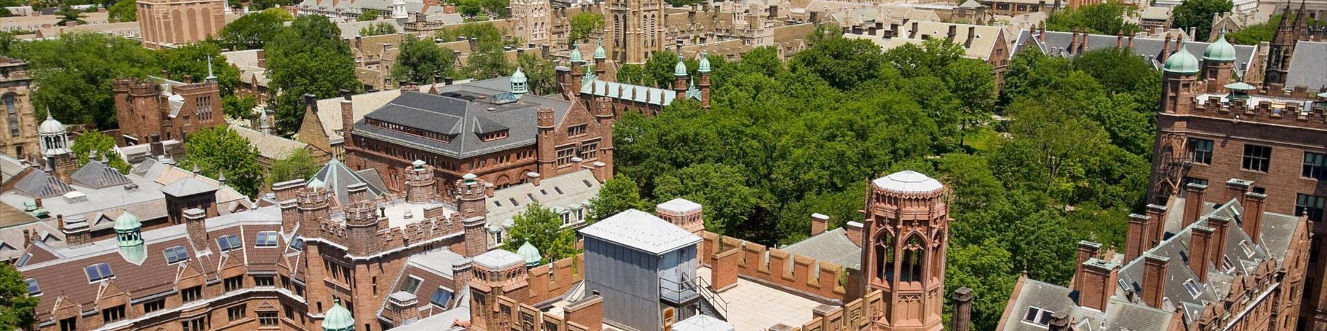 New Haven which includes a city and heritage architecture