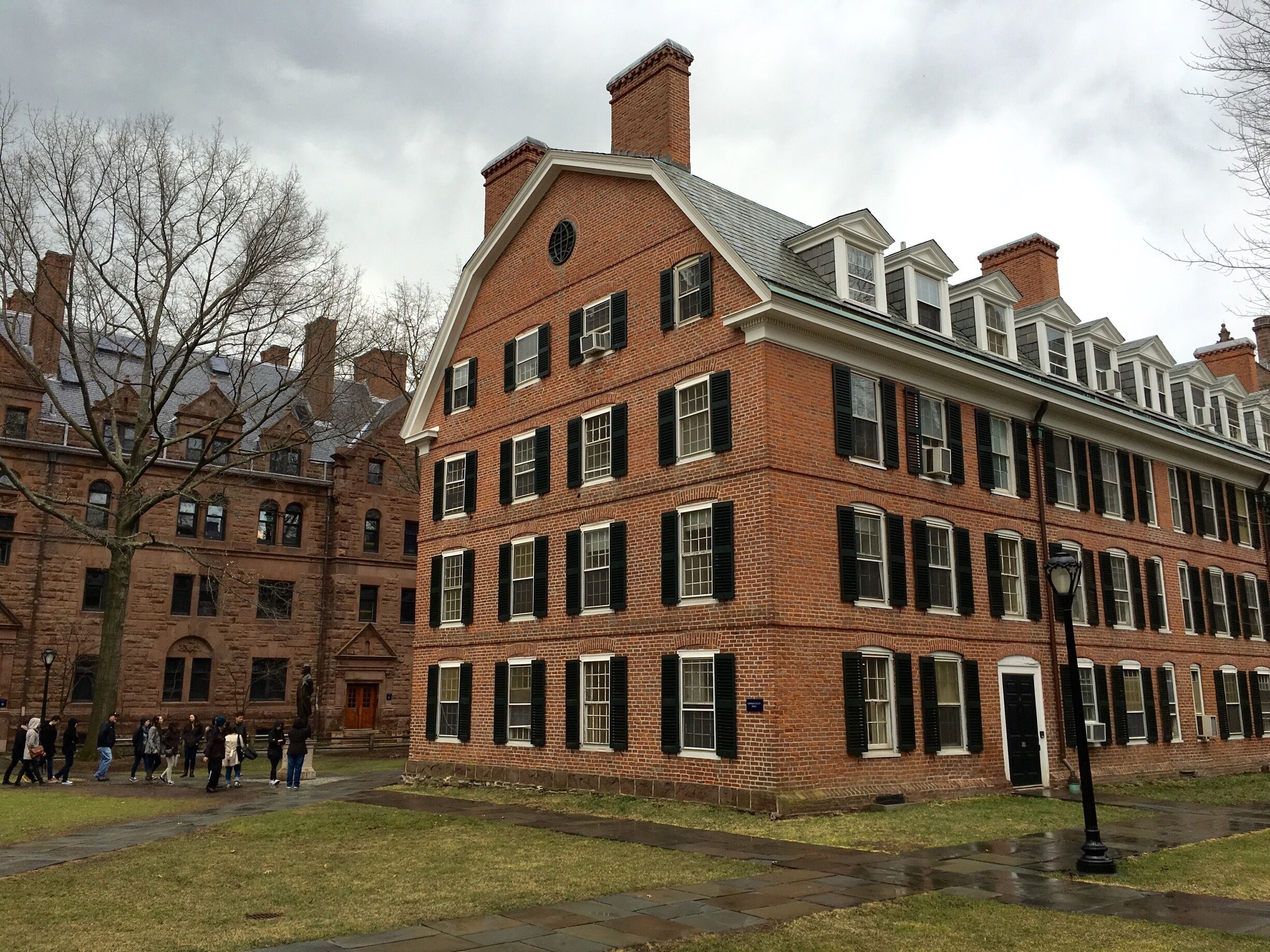 The oldest building at Yale and Connecticut 