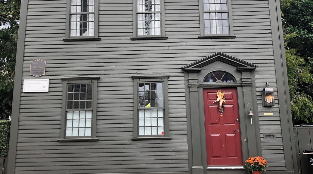 Fall in New England. Newport is full of history houses from the revolutionary war.