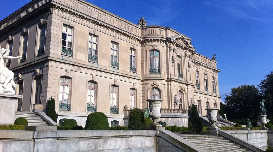 The back if the Elms. A vacation home for Edward Berwind. Created in the Gilded Age and run much like a proper English estate. Take the tour if you are in the area.