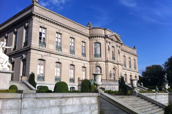 The back if the Elms. A vacation home for Edward Berwind. Created in the Gilded Age and run much like a proper English estate. Take the tour if you are in the area.