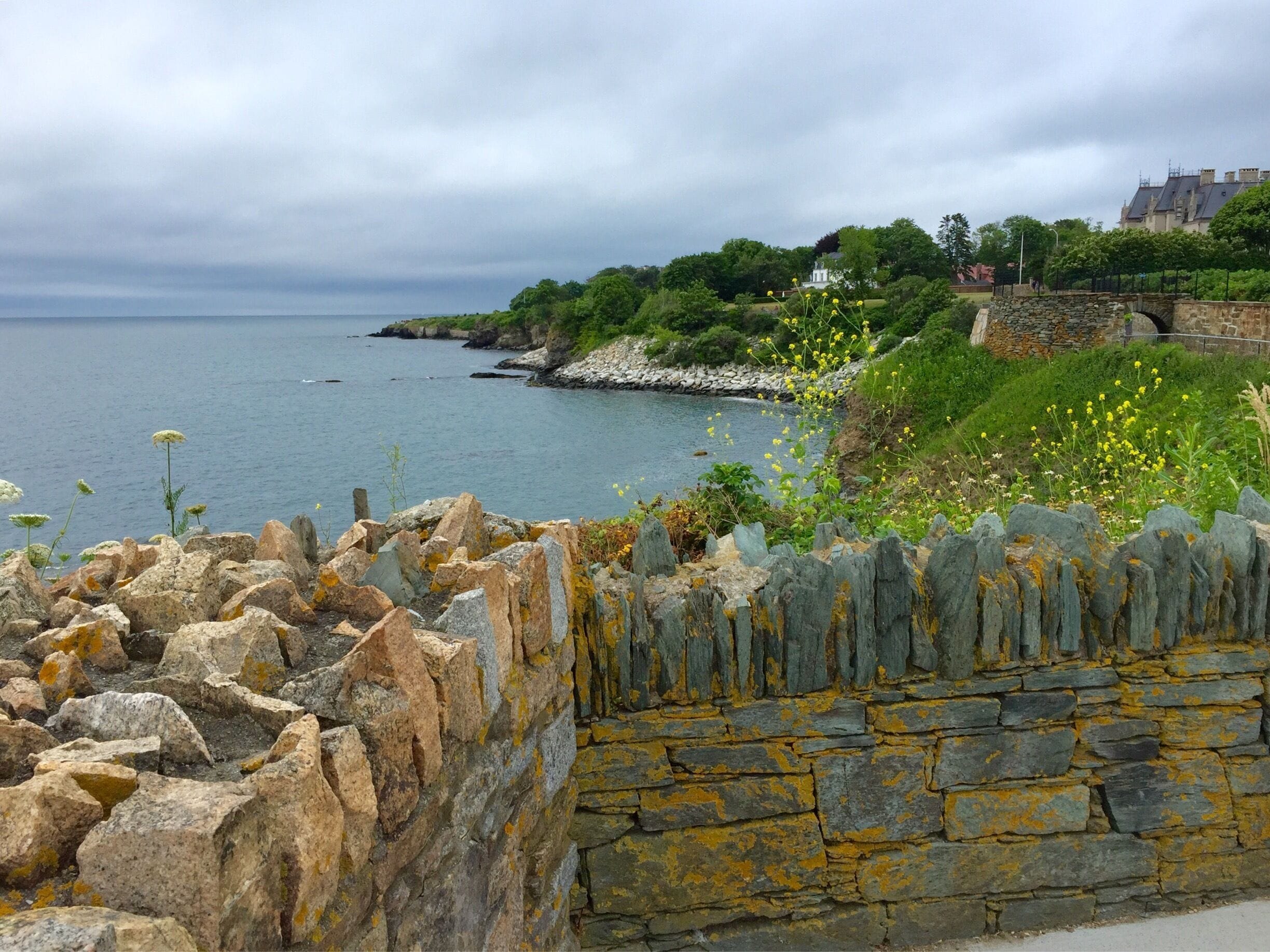 Nice scenic walk in Newport, RI