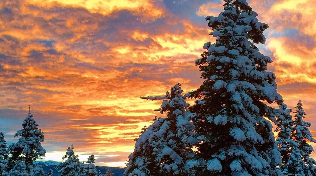 Sunrise over Lake Tahoe, January 6, 2016