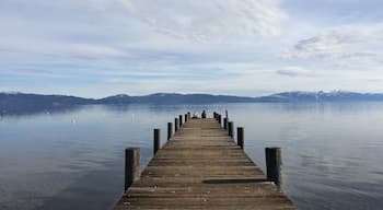 Spent the weekend in Truckee, but stopped in Tahoe City on the way home.
Lake waters have receded quite significantly, but the lake is clear and beautiful.