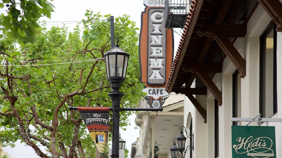 Monterey showing signage
