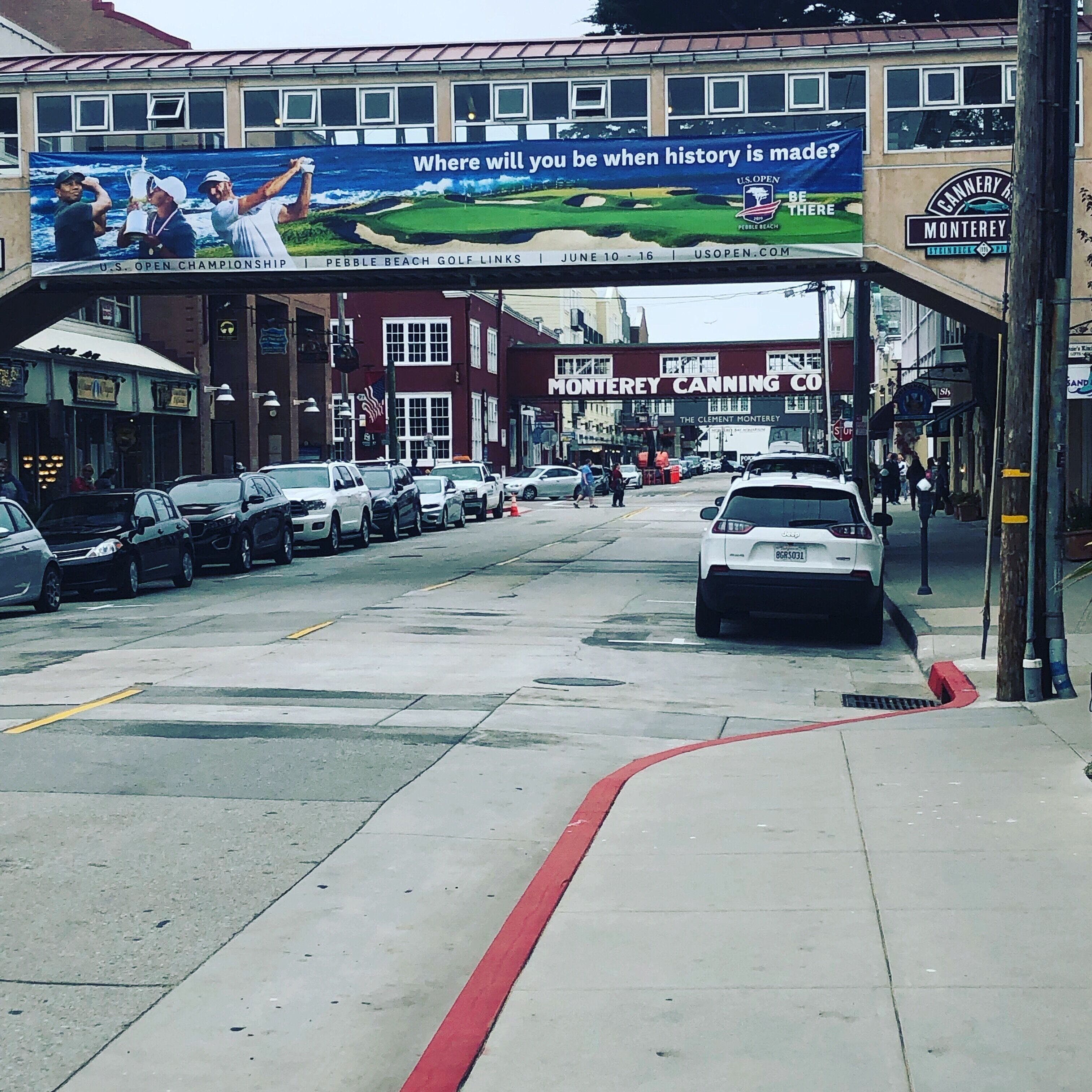 A charming beach town on the California coast.
