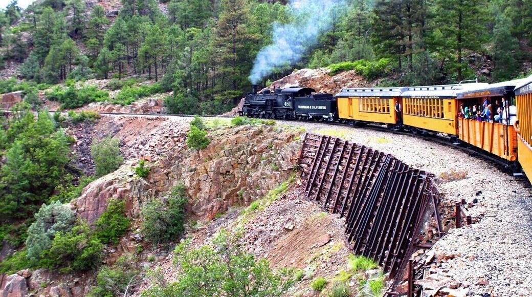 Our journey on the Durango Silverton Narrow Gauge Railroad was one of the best days of our Colorado road trip. With jaw-dropping vistas at every turn, it is one of the most scenic routes in the US. It's a must for every Colorado bucket list!
http://thetradingtravelers.com/traveling-through-time-on-the-narrow-gauge-railroad/