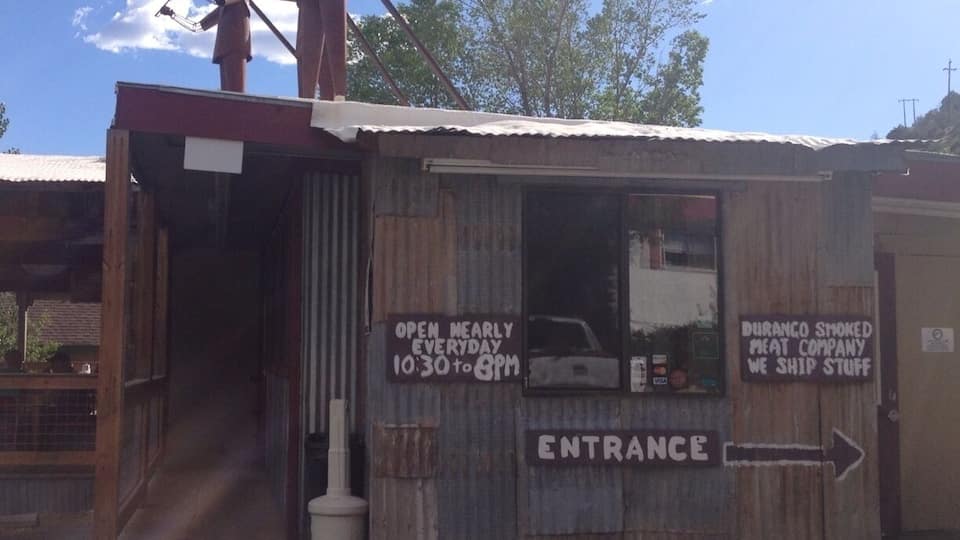 Serious Texas Bar-B-Que is the name of this place, and they mean it. Delicious sandwiches, ribs, or simply juicy meat by the pound at good prices, as well as access to hot or mild sauces for drowning it all. Family-friendly but they also carry a small selection of bottled beers.