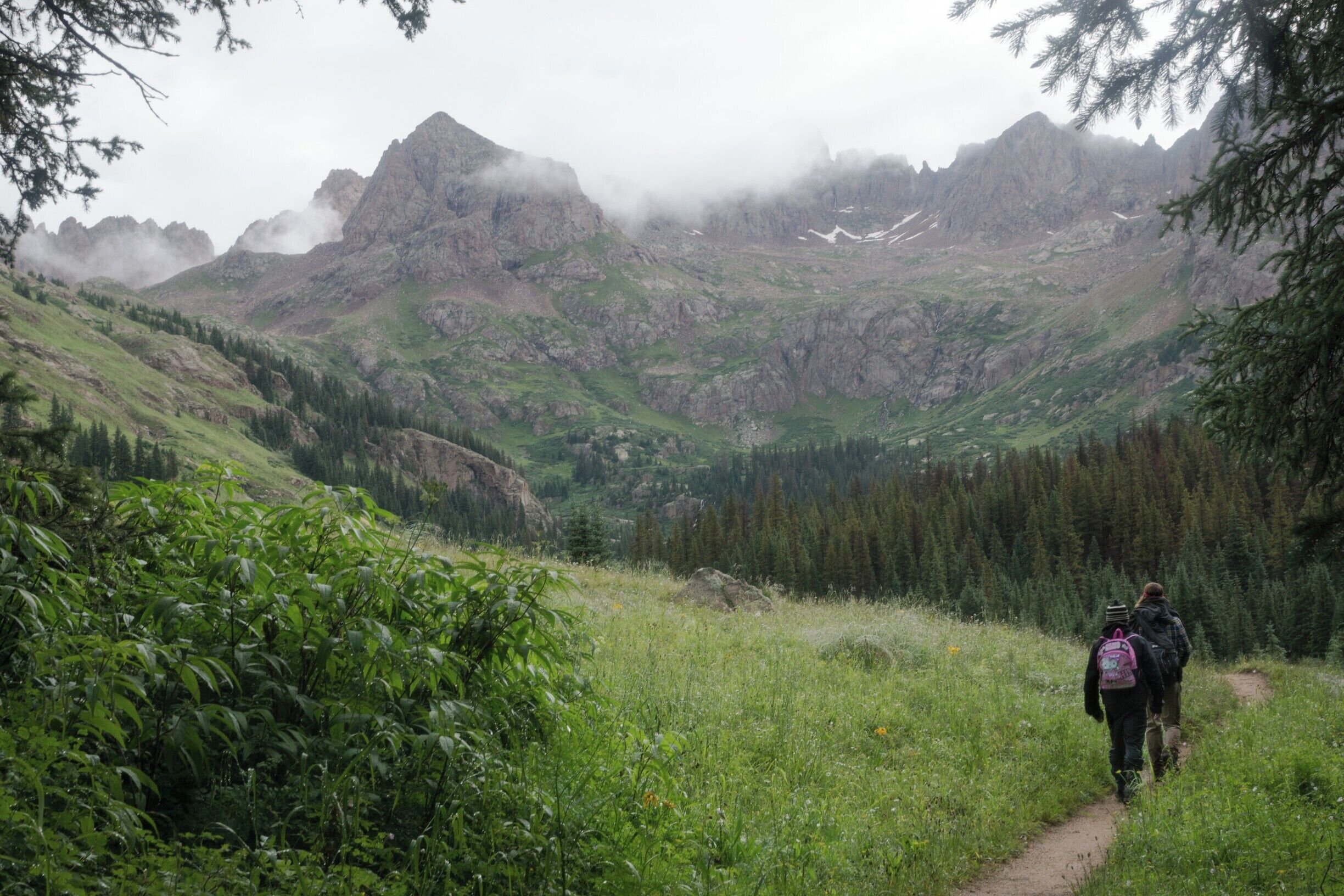 #TakeAHike

Hiking up through Chicago Basin. Three 14ers sit perched above the basin. Waterfalls and mountains everywhere!