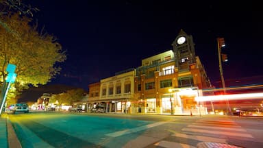 Durango - Purgatory which includes night scenes, street scenes and a city