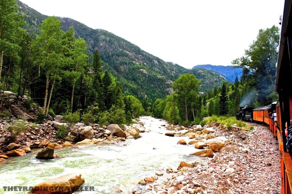 Our journey on the Durango Silverton Narrow Gauge Railroad was one of the best days of our Colorado road trip. With jaw-dropping vistas at every turn, it is one of the most scenic routes in the US. It's a must for every Colorado bucket list!

http://thetradingtravelers.com/traveling-through-time-on-the-narrow-gauge-railroad/