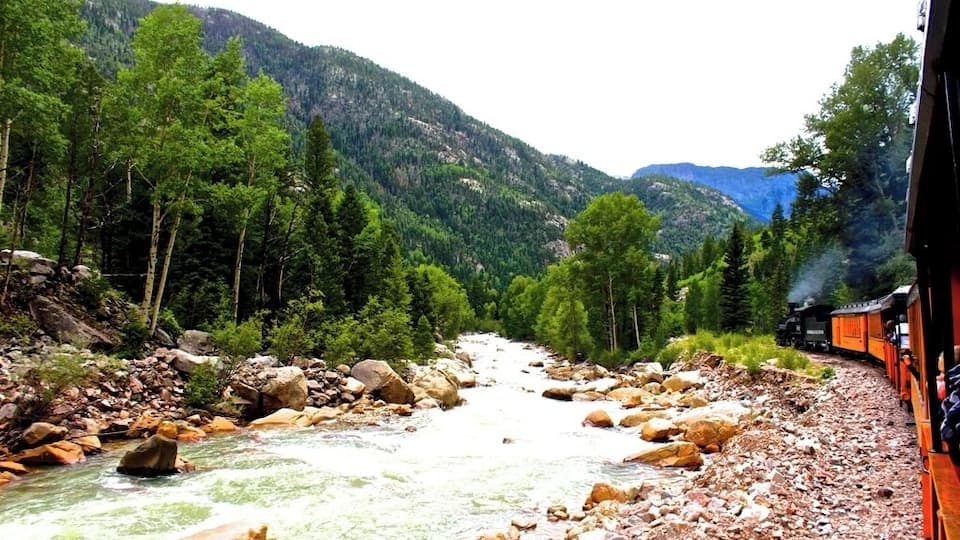 Our journey on the Durango Silverton Narrow Gauge Railroad was one of the best days of our Colorado road trip. With jaw-dropping vistas at every turn, it is one of the most scenic routes in the US. It's a must for every Colorado bucket list!
http://thetradingtravelers.com/traveling-through-time-on-the-narrow-gauge-railroad/