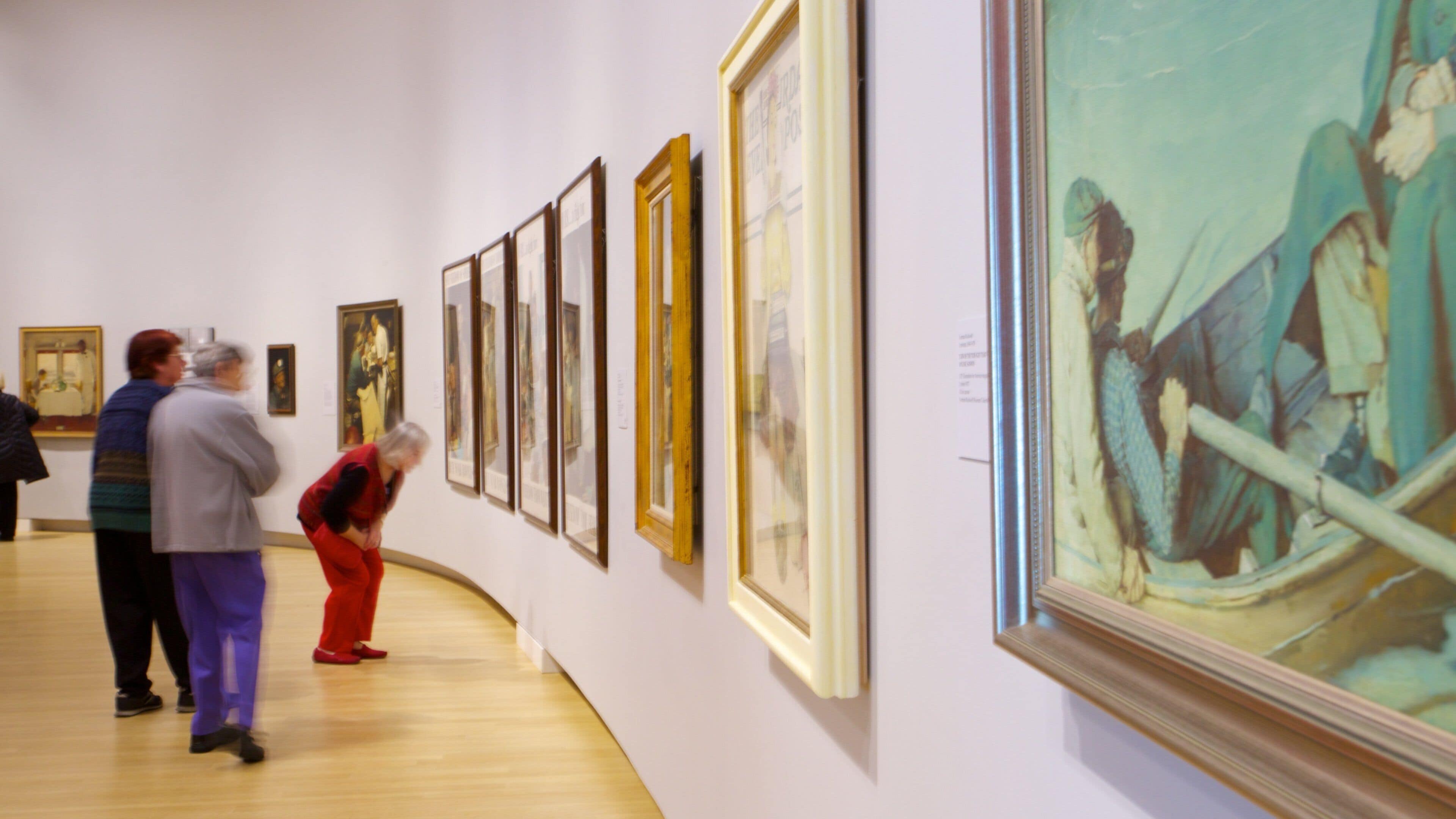 Visitors explore art exhibits in Sacramento, showcasing diverse creativity in California galleries