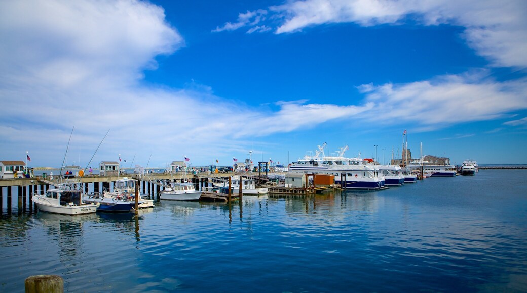 Cape Cod which includes boating, general coastal views and a bay or harbor