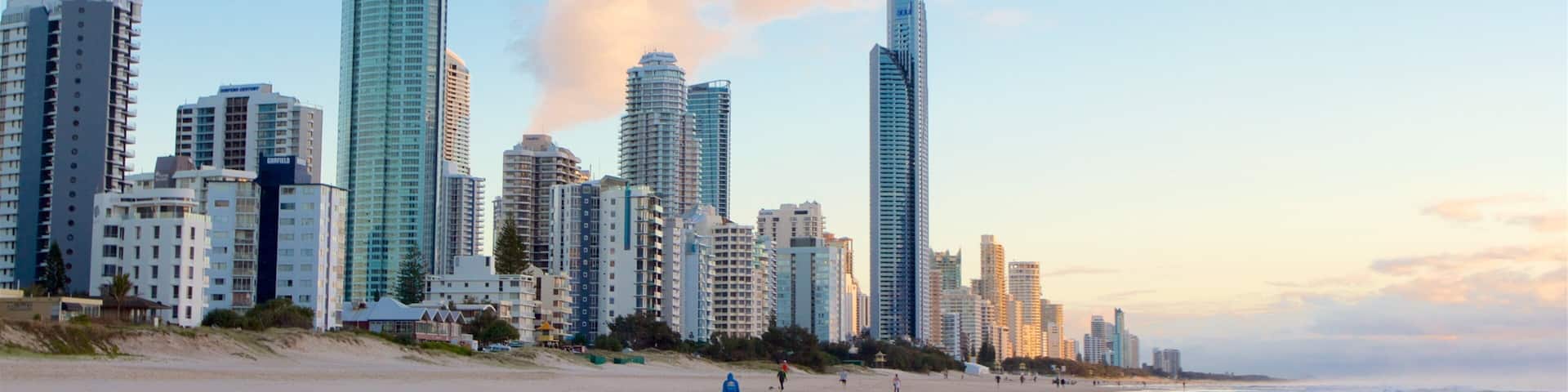 Gold Coast featuring a city, general coastal views and a coastal town