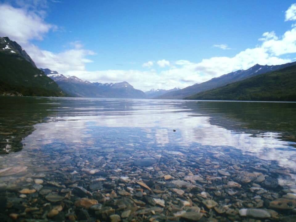 The end of worlds most southerly road, at the boarder of Patagonia (Argentina) and Chile - here you can visit a lovely man to stamp your passport, he lives at the worlds most southerly postal address.