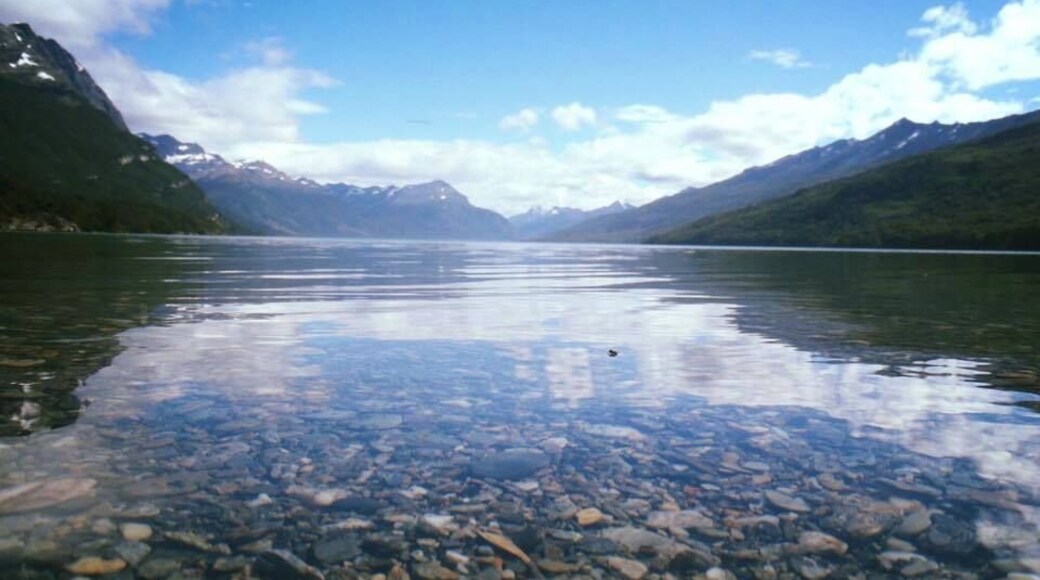 The end of worlds most southerly road, at the boarder of Patagonia (Argentina) and Chile - here you can visit a lovely man to stamp your passport, he lives at the worlds most southerly postal address.