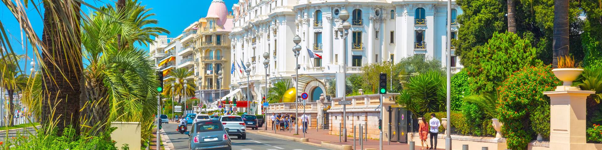 Promenade des Anglais in Nice, France
